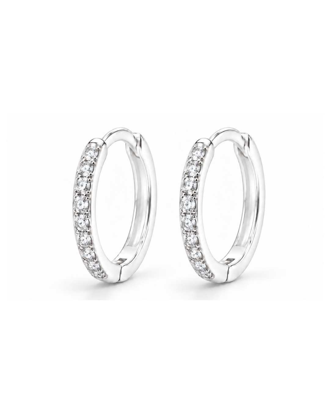 Argollas Paula huggie 14 mm