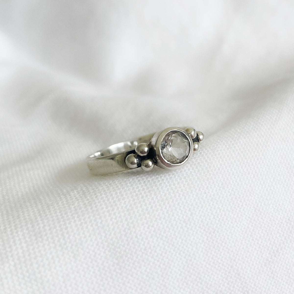 Anillo Viena Cuarzo Cristal