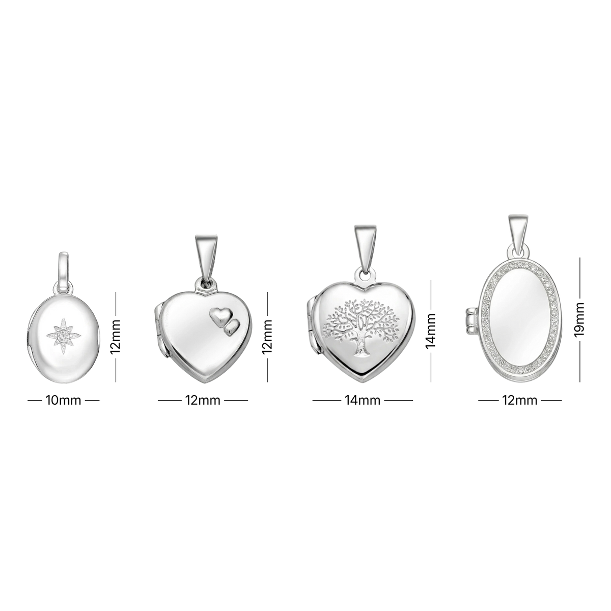 Collar Recuerdos Corazón + Personalización Fotos + Tarjeta Mensaje