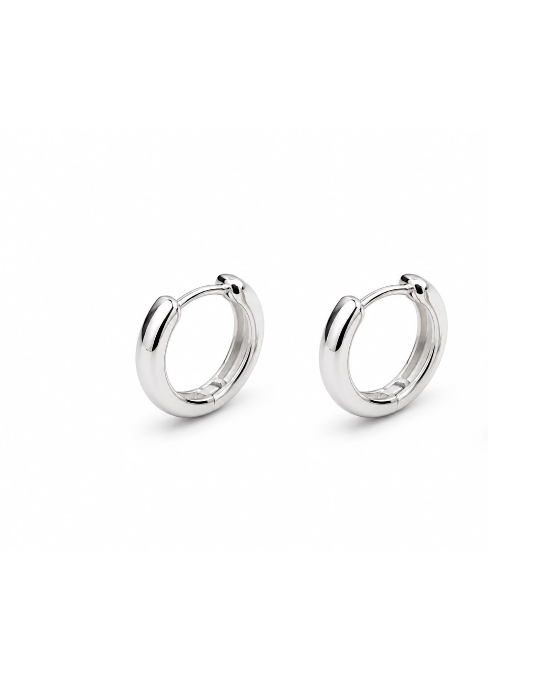 Argollas Bianca huggie 11 MM