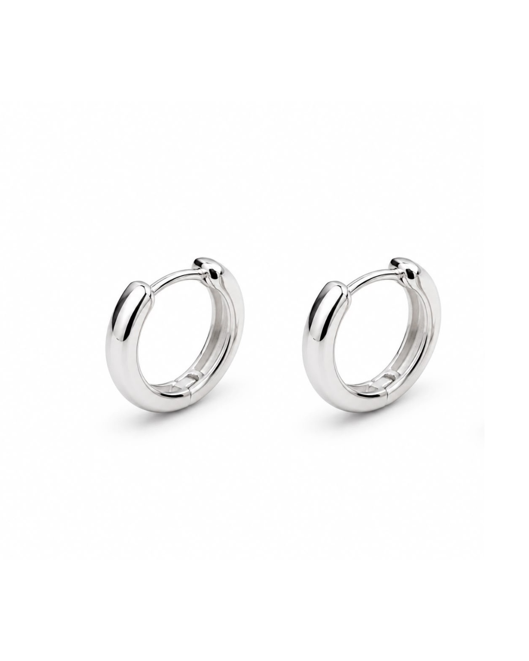 Argollas Bianca huggie 12 MM