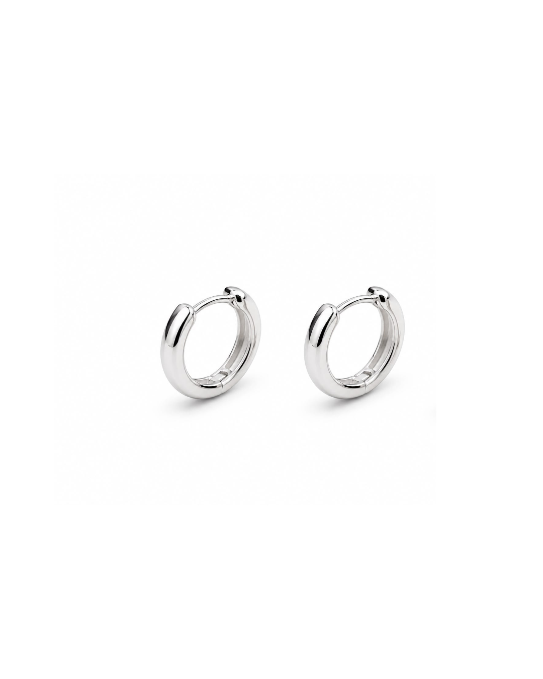 Argollas Bianca huggie 9 MM