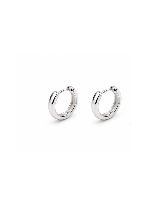 Argollas Bianca huggie 9 MM