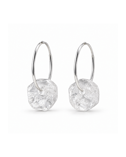 Argollas Leonor Cuarzo Cristal
