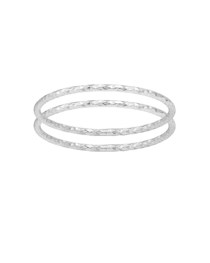 Pack Anillos Puerto Cisnes Martillado