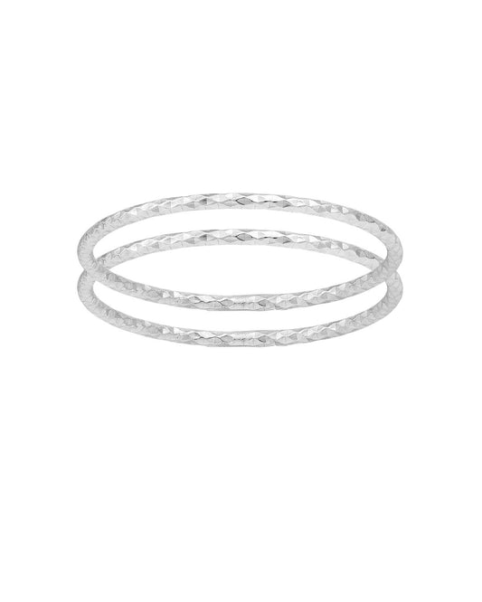 Pack Anillos Puerto Cisnes Martillado