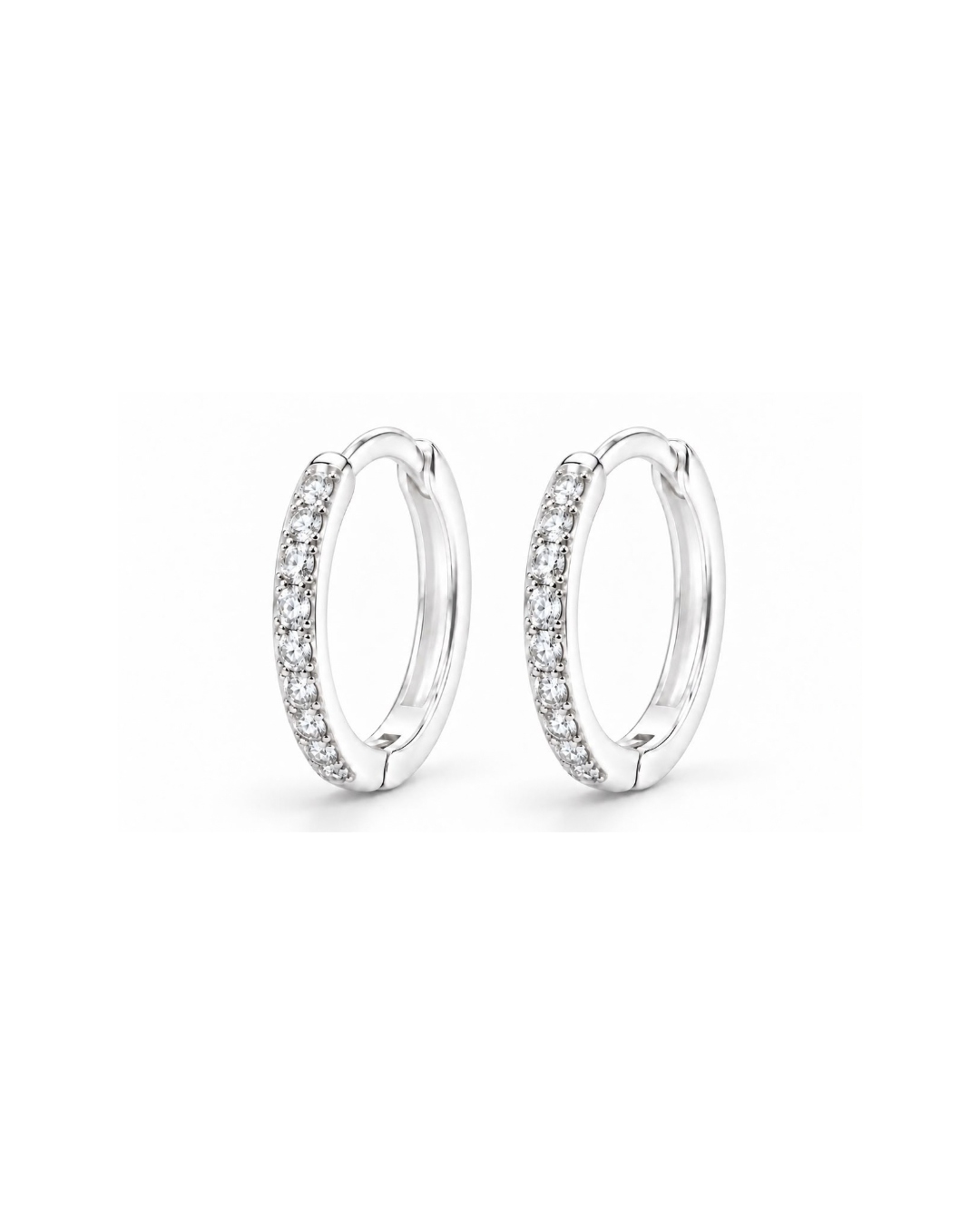 Argollas Paula huggie 10 mm