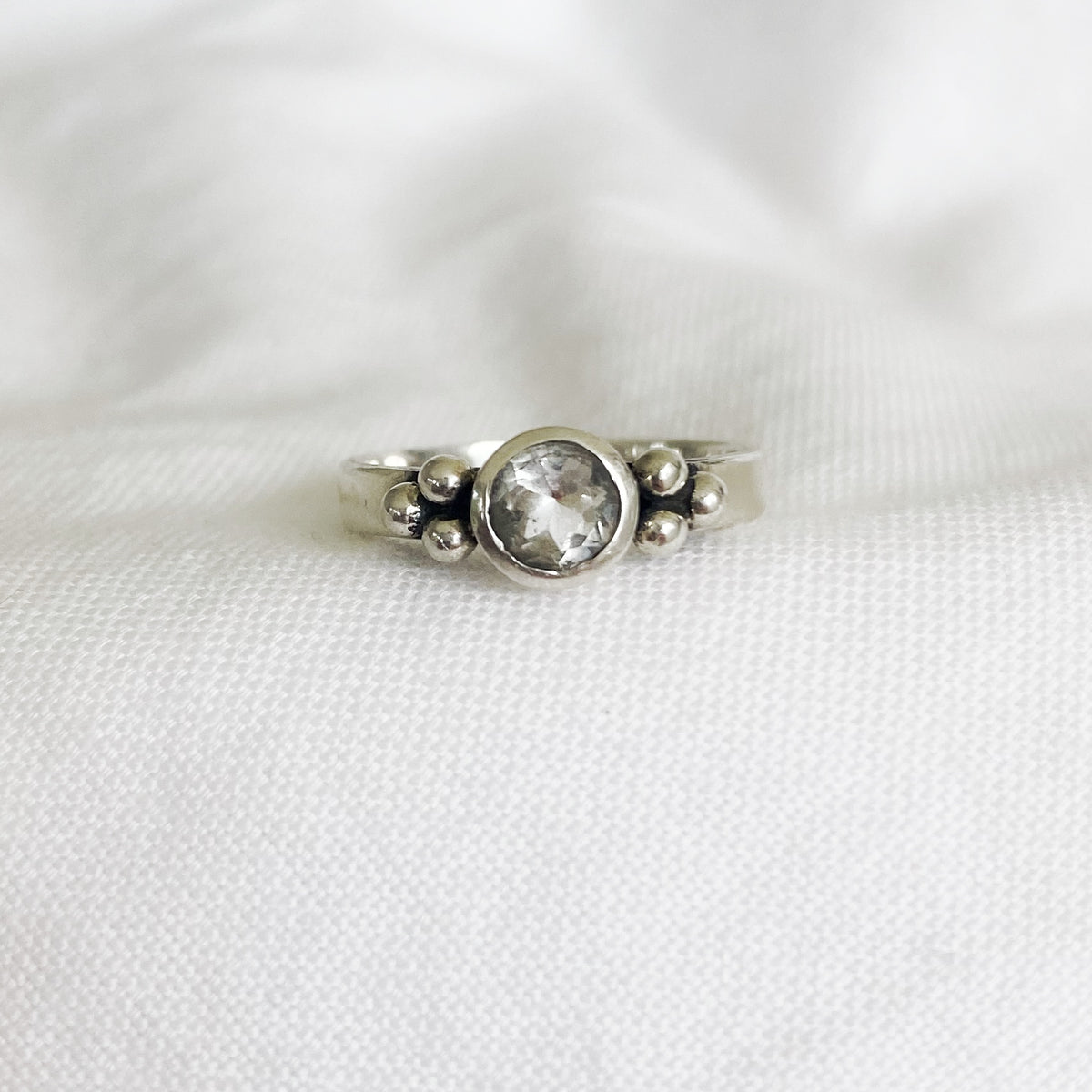 Anillo Viena Cuarzo Cristal