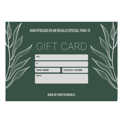 Gift Card $60.000