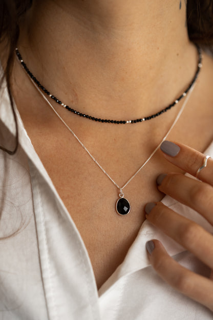 Collar Perfect Mood Espinela Negra