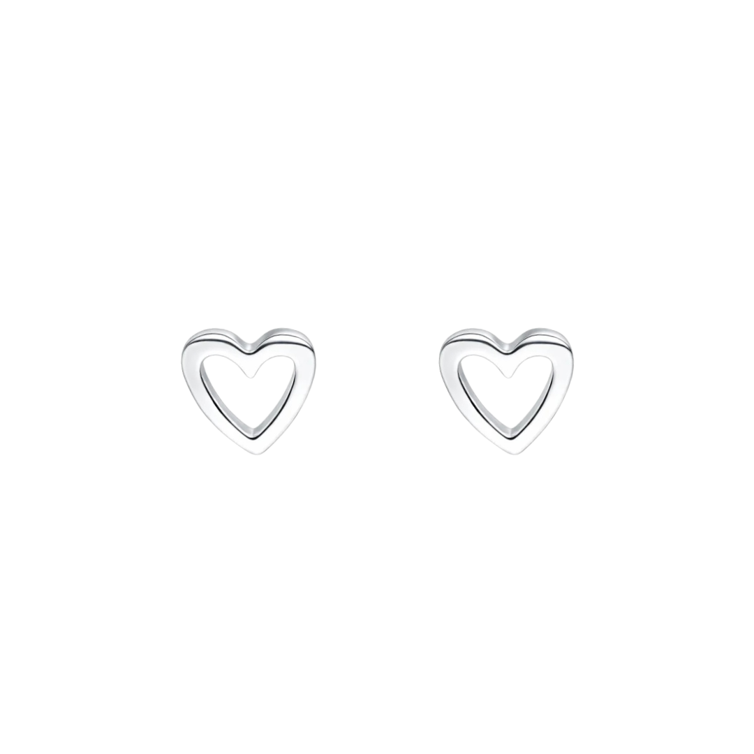 Aros Mini Corazón Iris