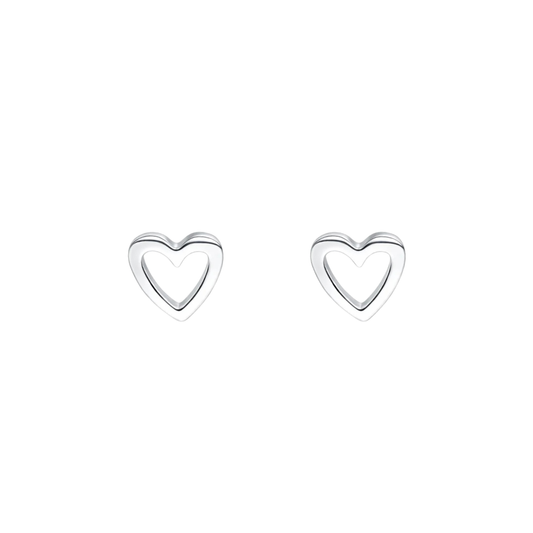 Aros Mini Corazón Iris
