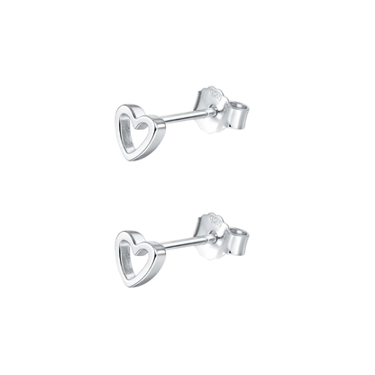 Aros Mini Corazón Iris