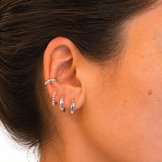 Argollas Must Have huggie 12 MM