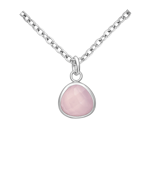 Collar Paz Cuarzo Rosado