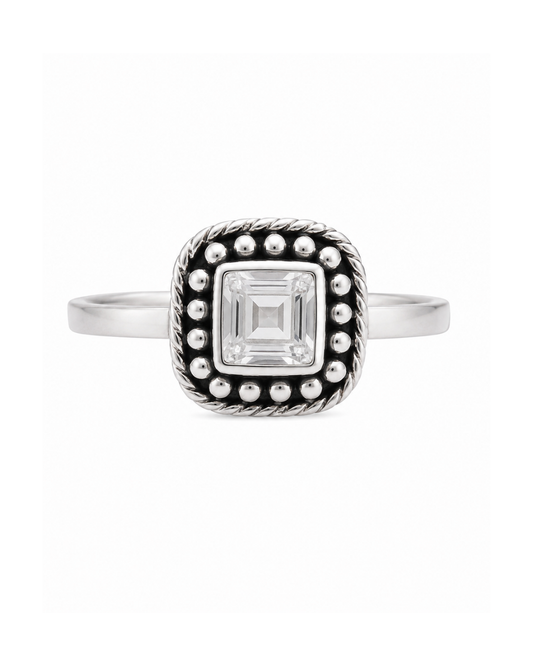 Anillo Dublín Topacio White