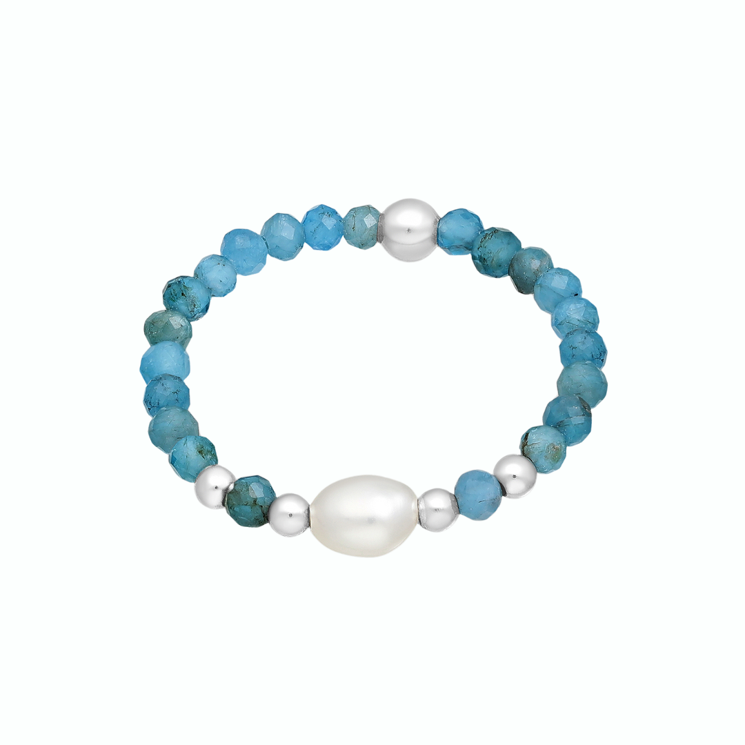 Anillo Maitencillo Apatita Azul