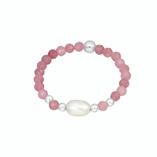 Anillo Maitencillo Turmalina Rosada