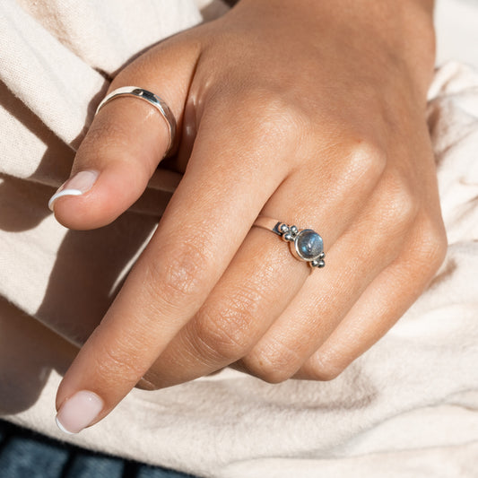 Anillo Viena Labradorita